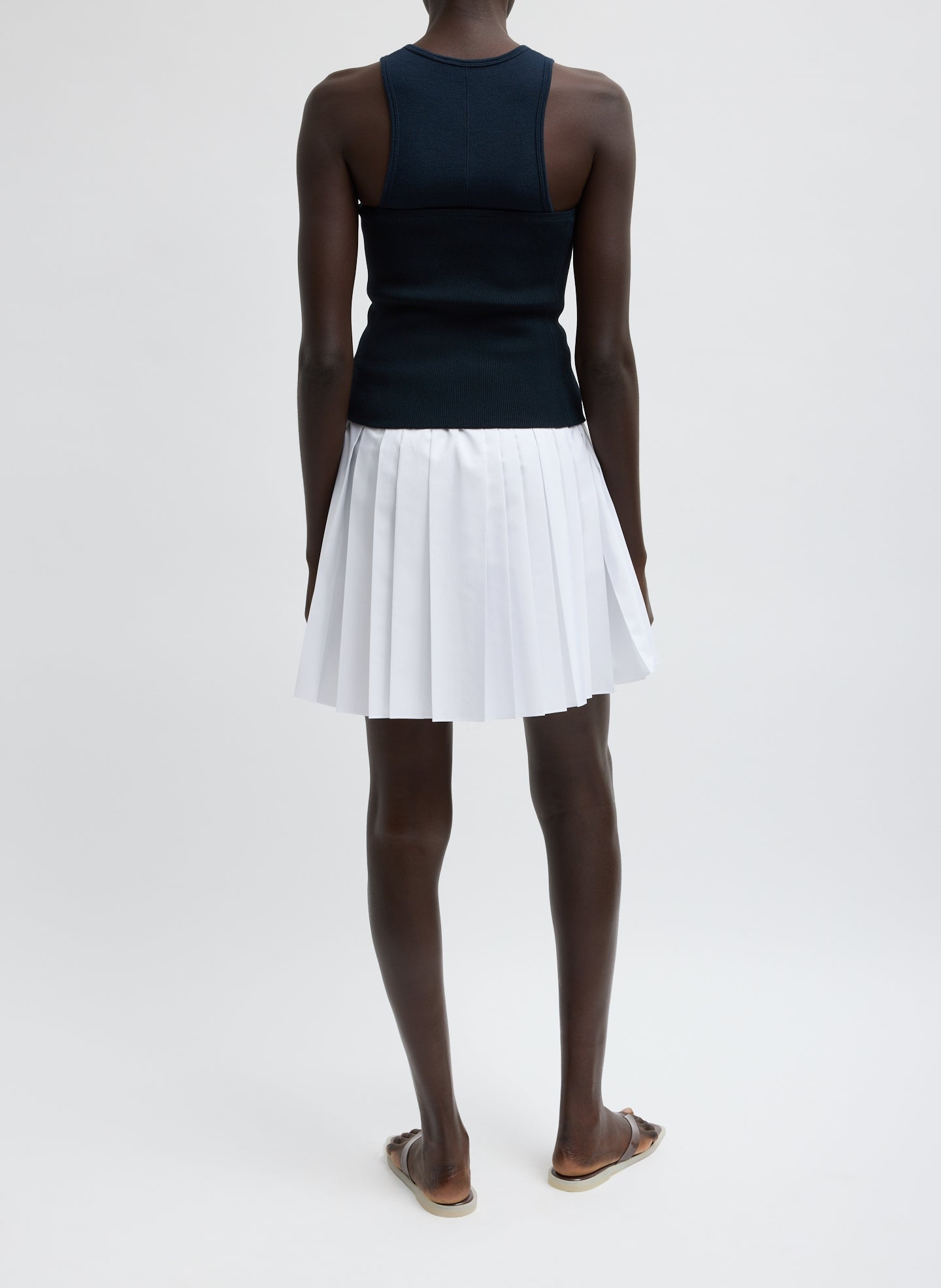 Summer Nylon Pull On Mini Skirt | Tibi