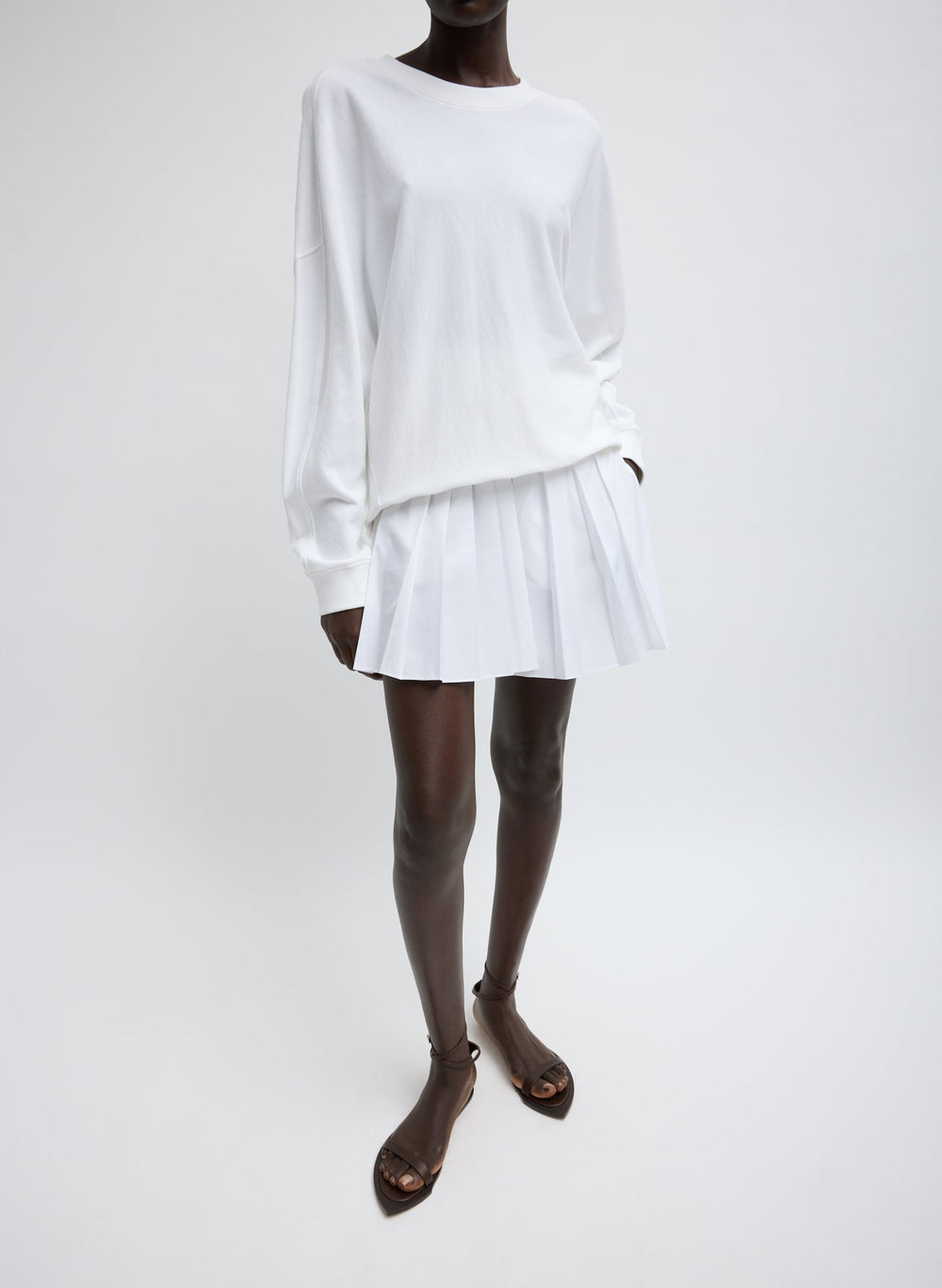 Summer Nylon Pull On Mini Skirt | Tibi
