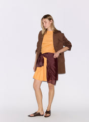 Summer Nylon Pull On Mini Skirt | Tibi