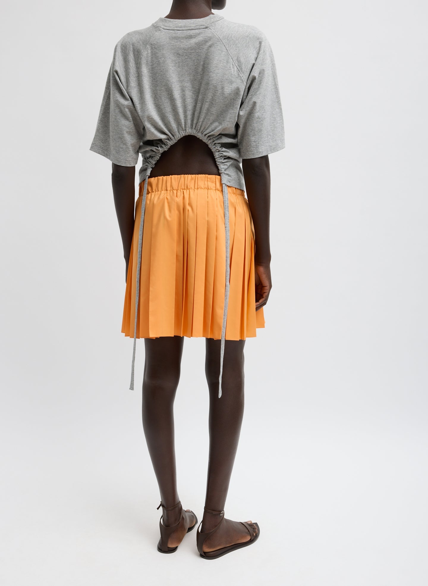 Summer Nylon Pull On Mini Skirt | Tibi