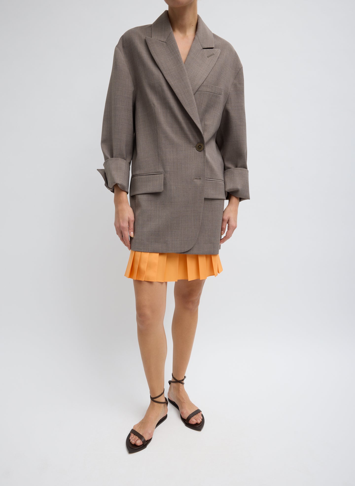 Summer Nylon Pull On Mini Skirt | Tibi