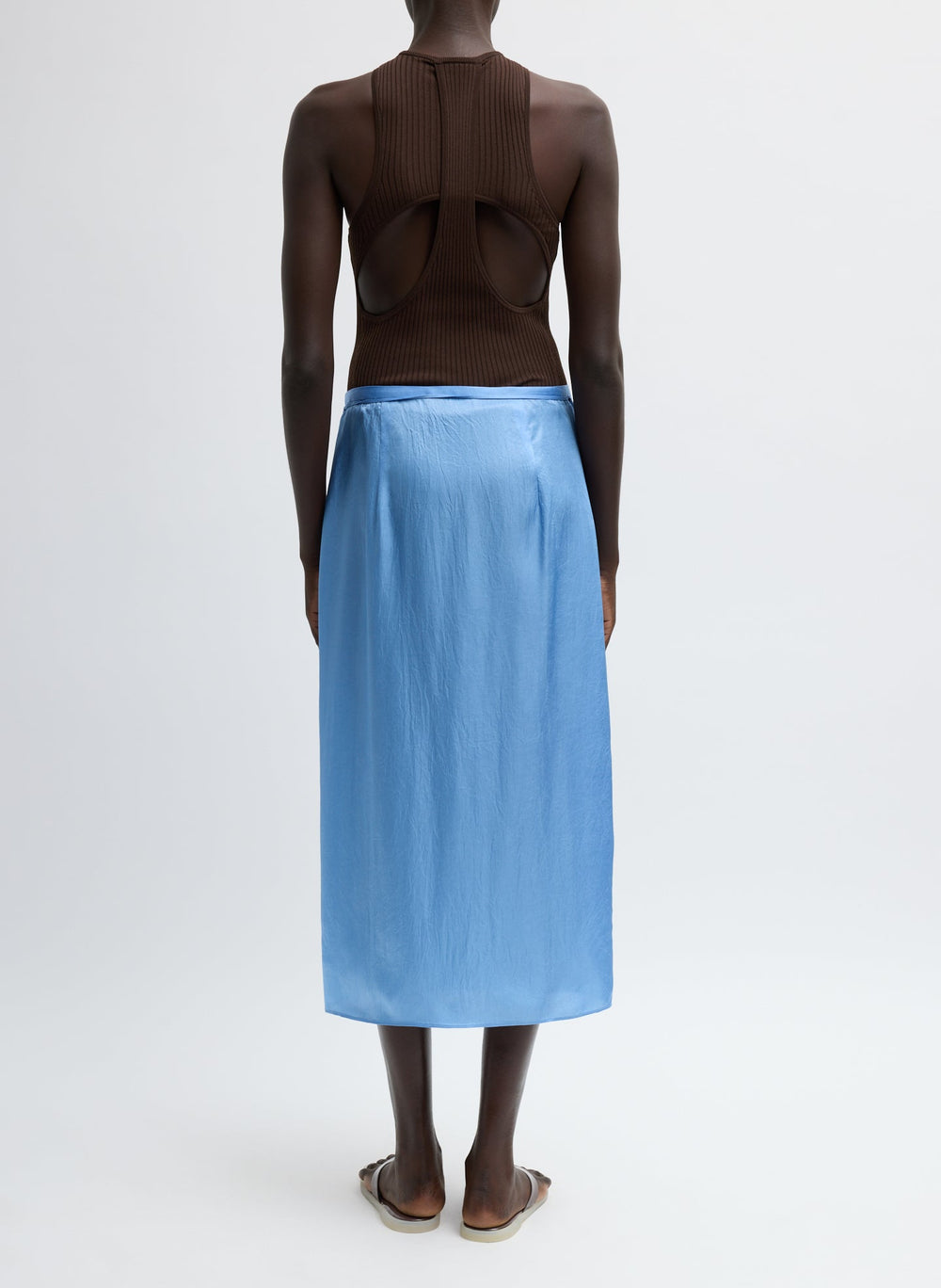Summer Slip Wrap Skirt | Tibi