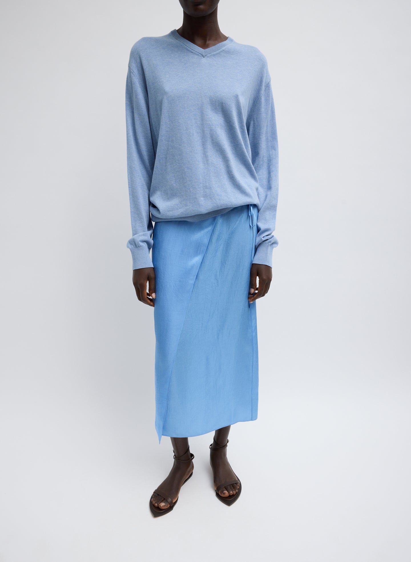 Summer Slip Wrap Skirt | Tibi
