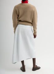Leather Asymmetrical Balloon Skirt | Tibi
