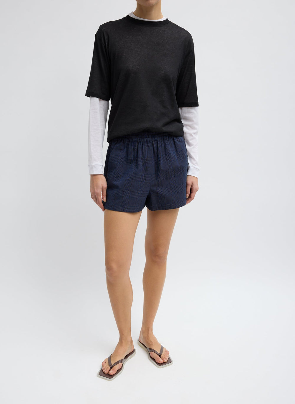 Menswear Crepon Pull On Shorts | Tibi