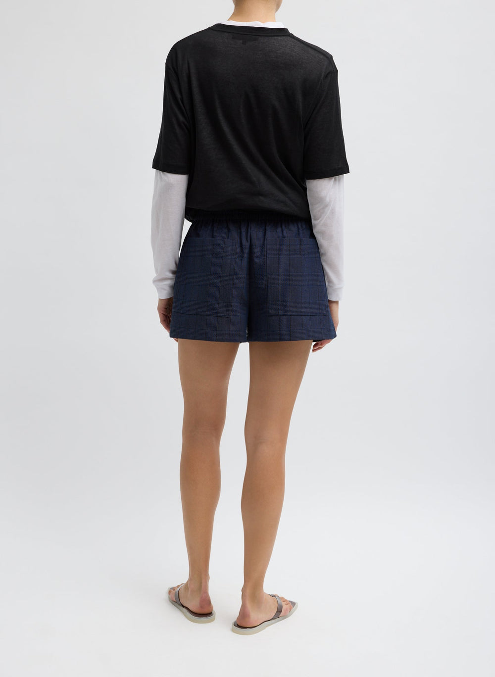 Menswear Crepon Pull On Shorts | Tibi