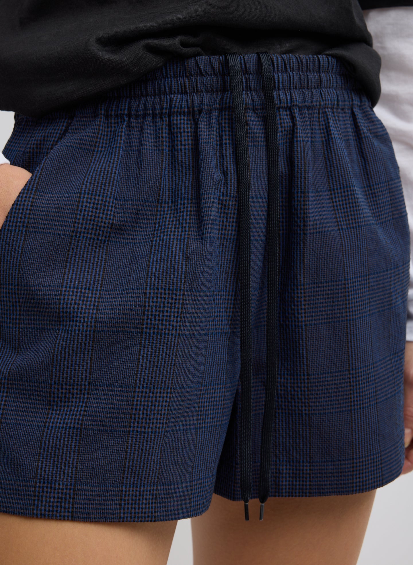 Menswear Crepon Pull On Shorts | Tibi