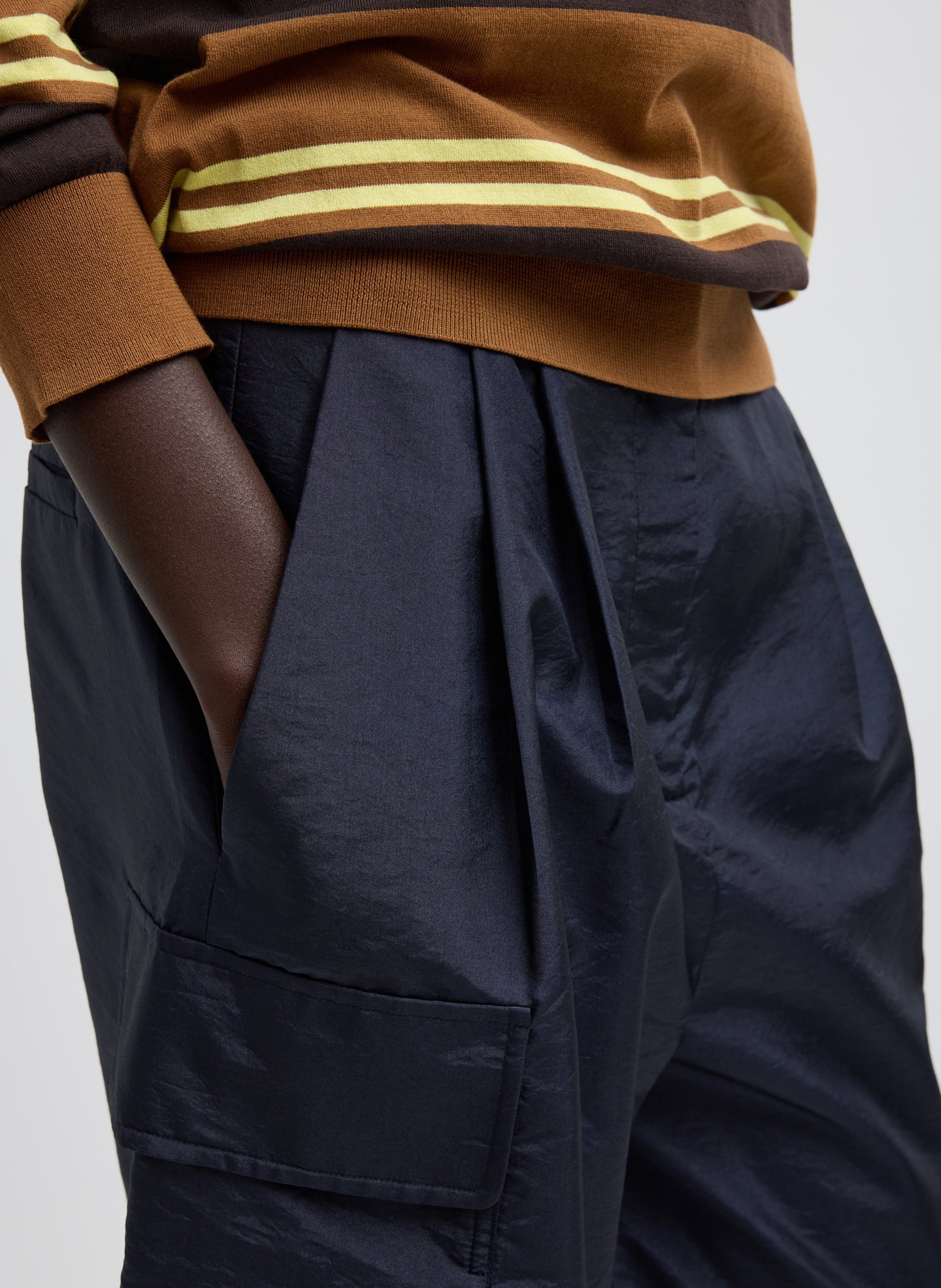 Crispy Nylon Stella Short | Tibi