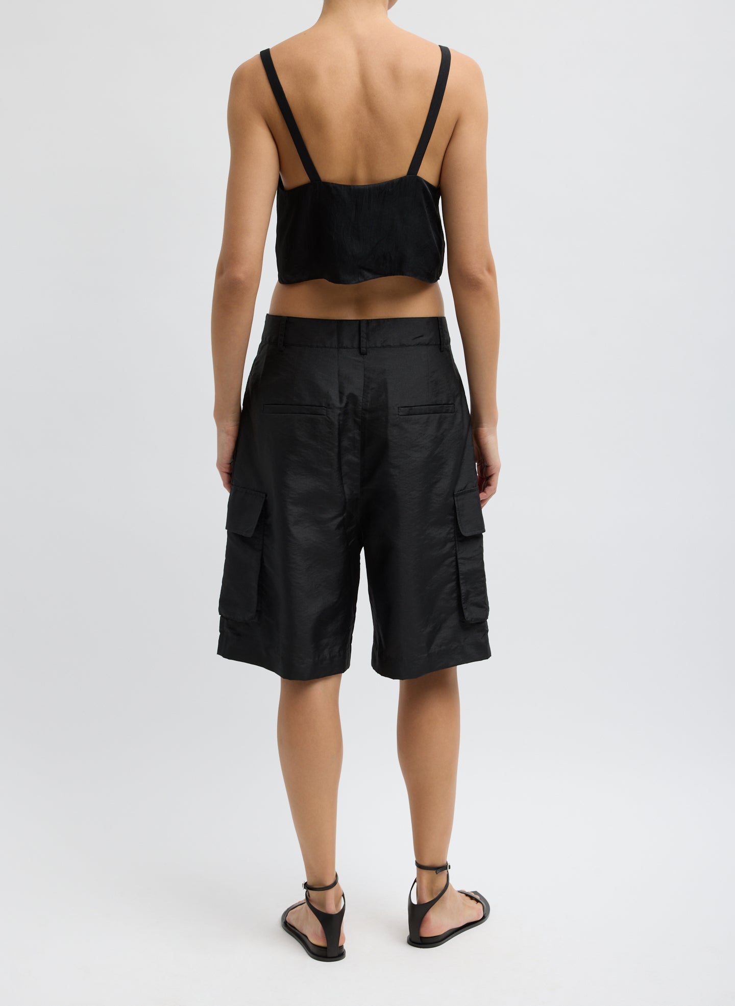 Crispy Nylon Stella Short | Tibi