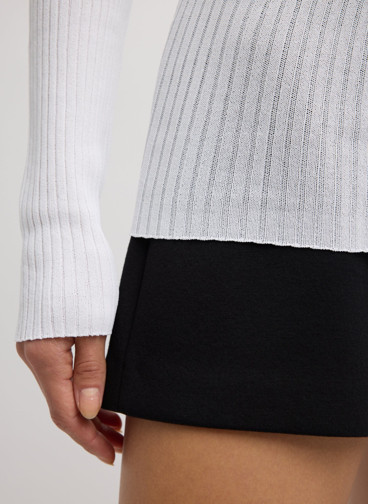 Bonded Viscose Shorts | Tibi