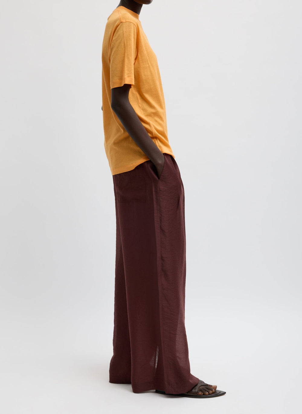 Summer Voile Stella Pant With Slit Detail | Tibi