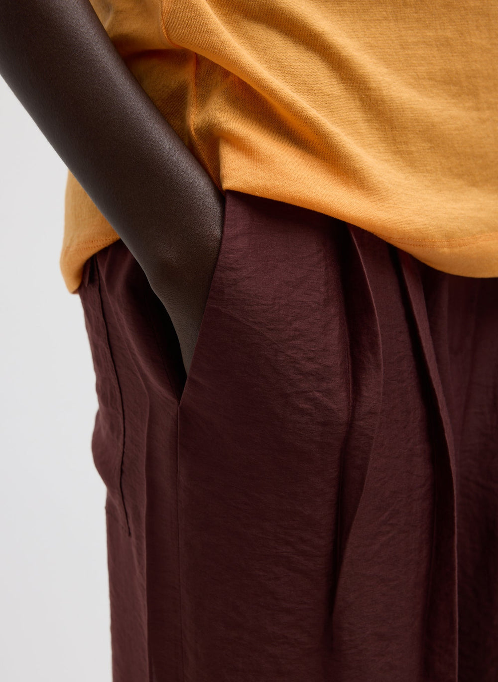 Summer Voile Stella Pant With Slit Detail | Tibi