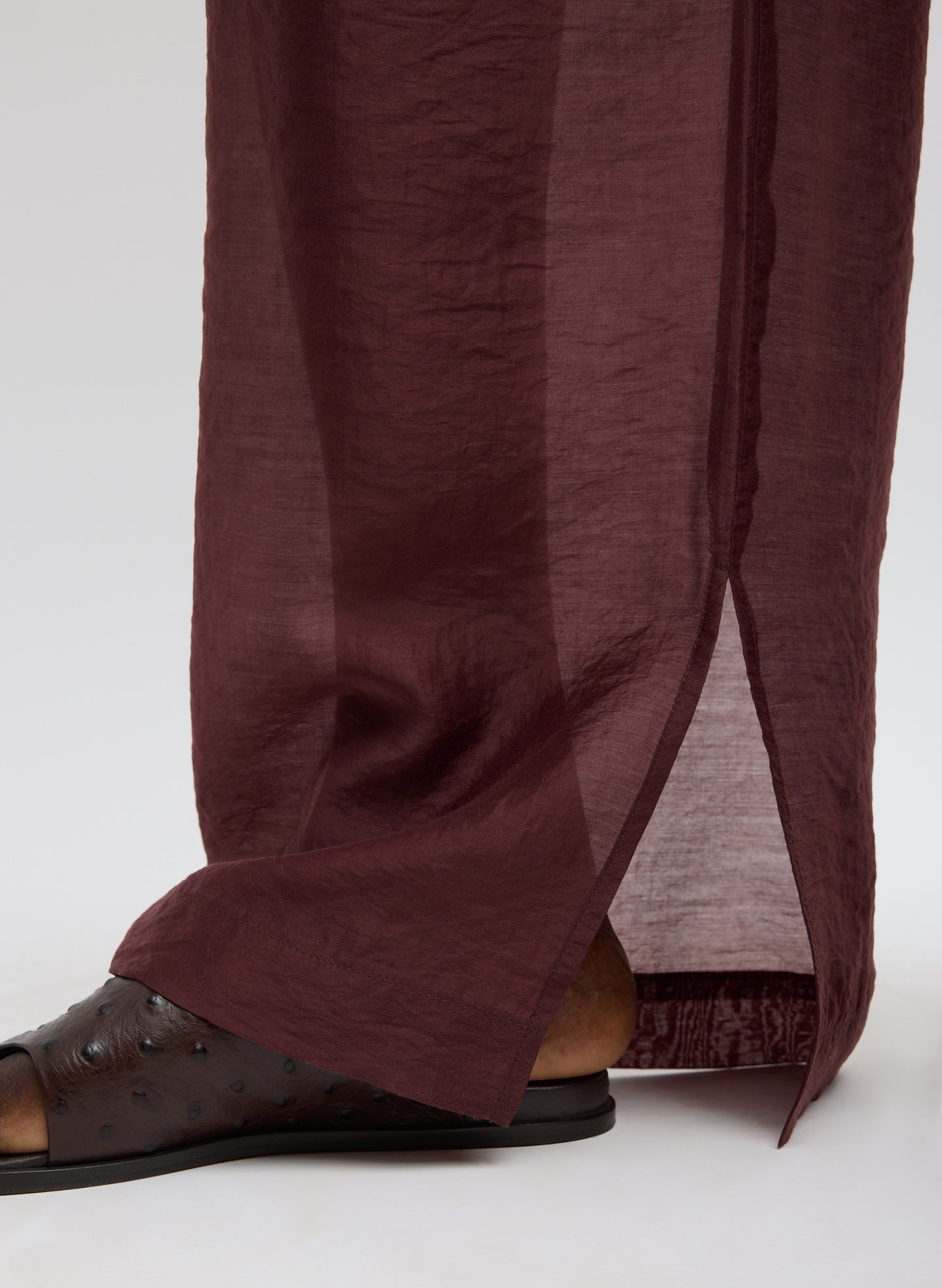 Summer Voile Stella Pant With Slit Detail | Tibi