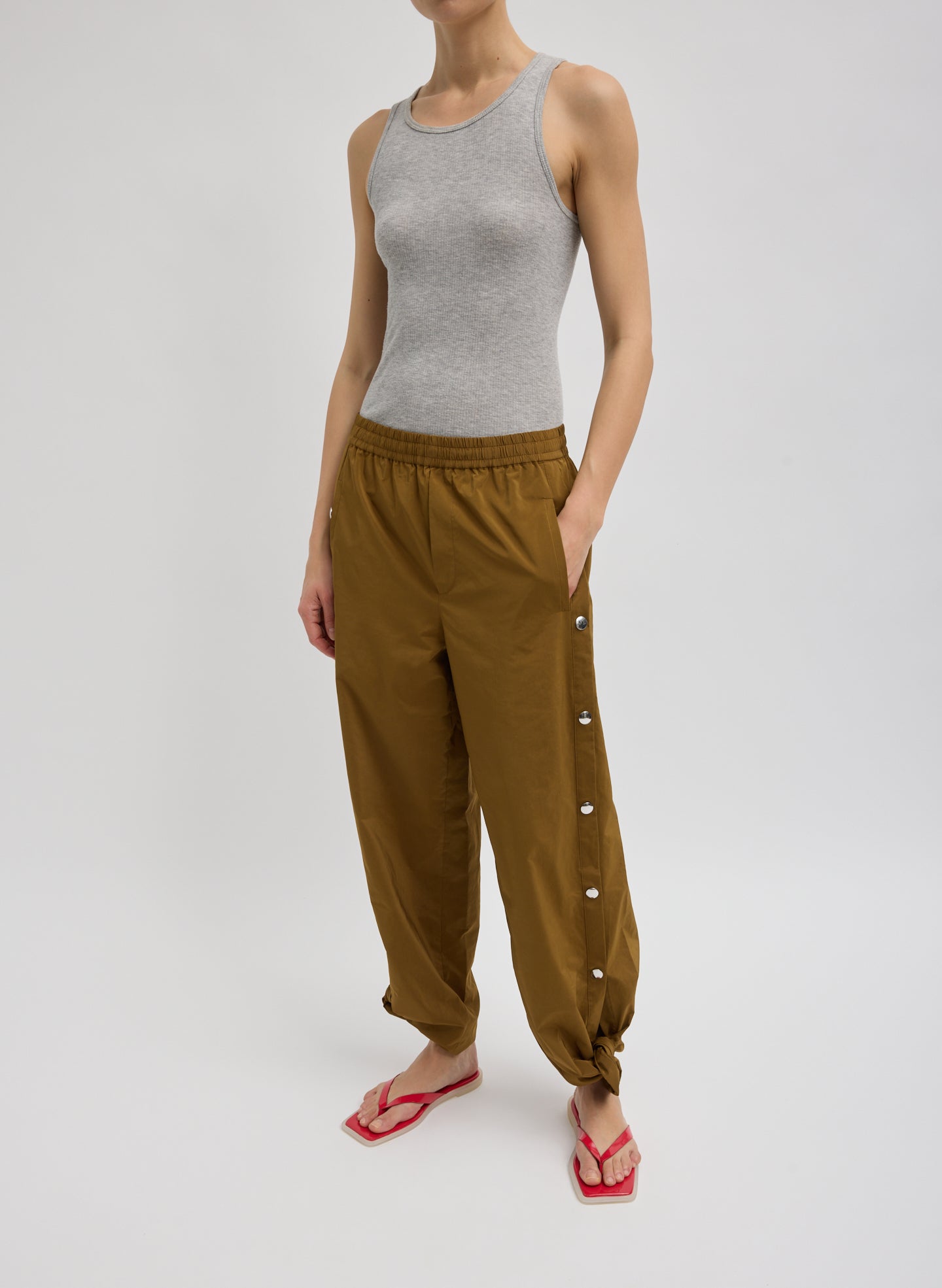 Nylon Snap Jogger | Tibi
