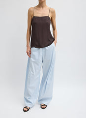 Garment Dyed Silky Cotton Winslow Pull On Pant | Tibi