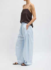 Garment Dyed Silky Cotton Winslow Pull On Pant | Tibi