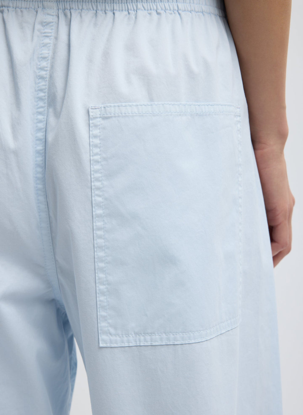 Garment Dyed Silky Cotton Winslow Pull On Pant | Tibi
