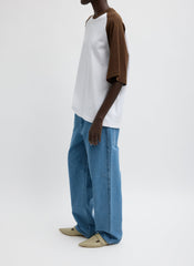 Denim Interlock Mica Jean | Tibi