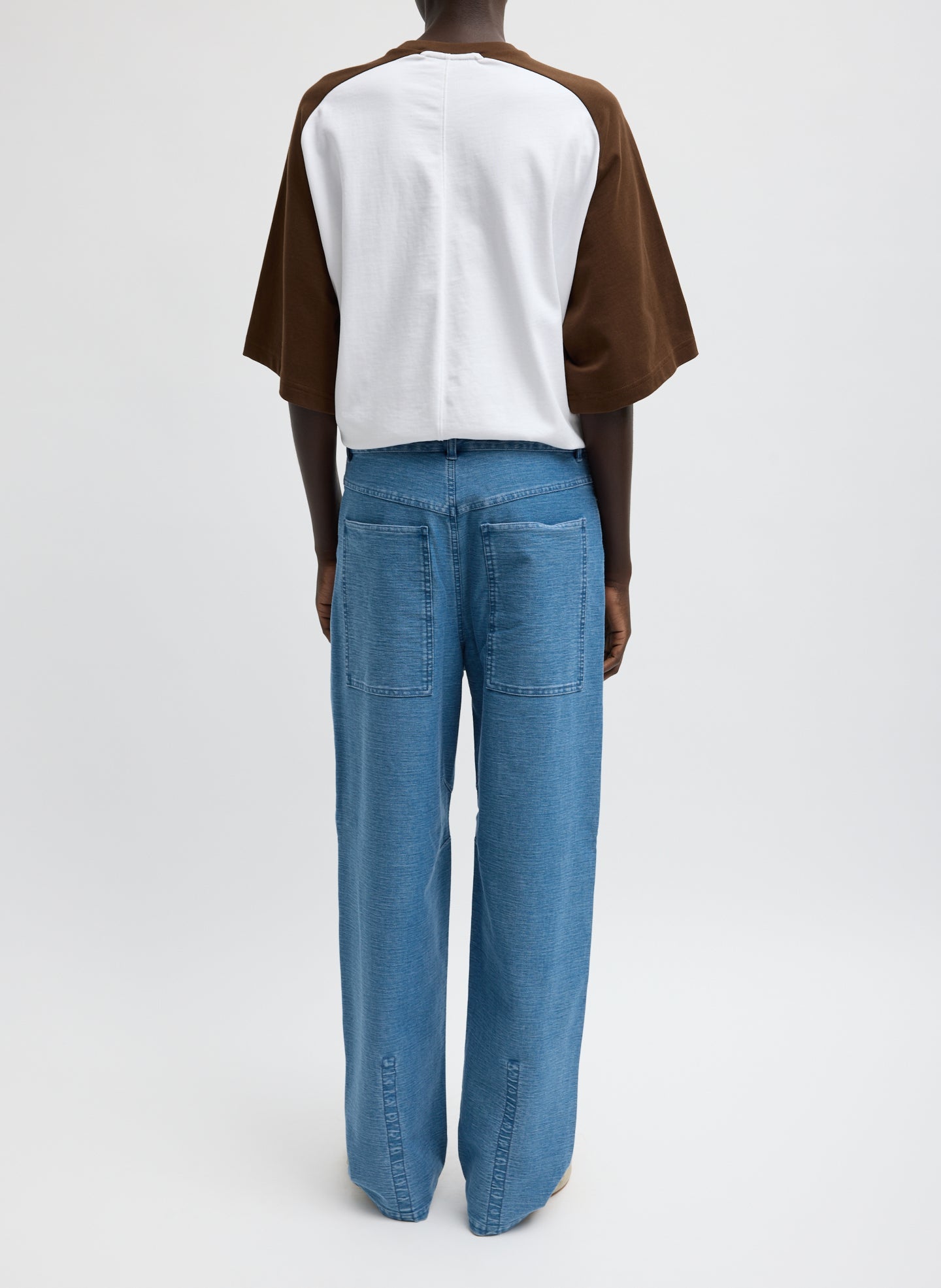 Denim Interlock Mica Jean | Tibi