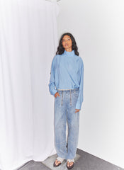 Classic Wash Denim Fischer Jean | Tibi