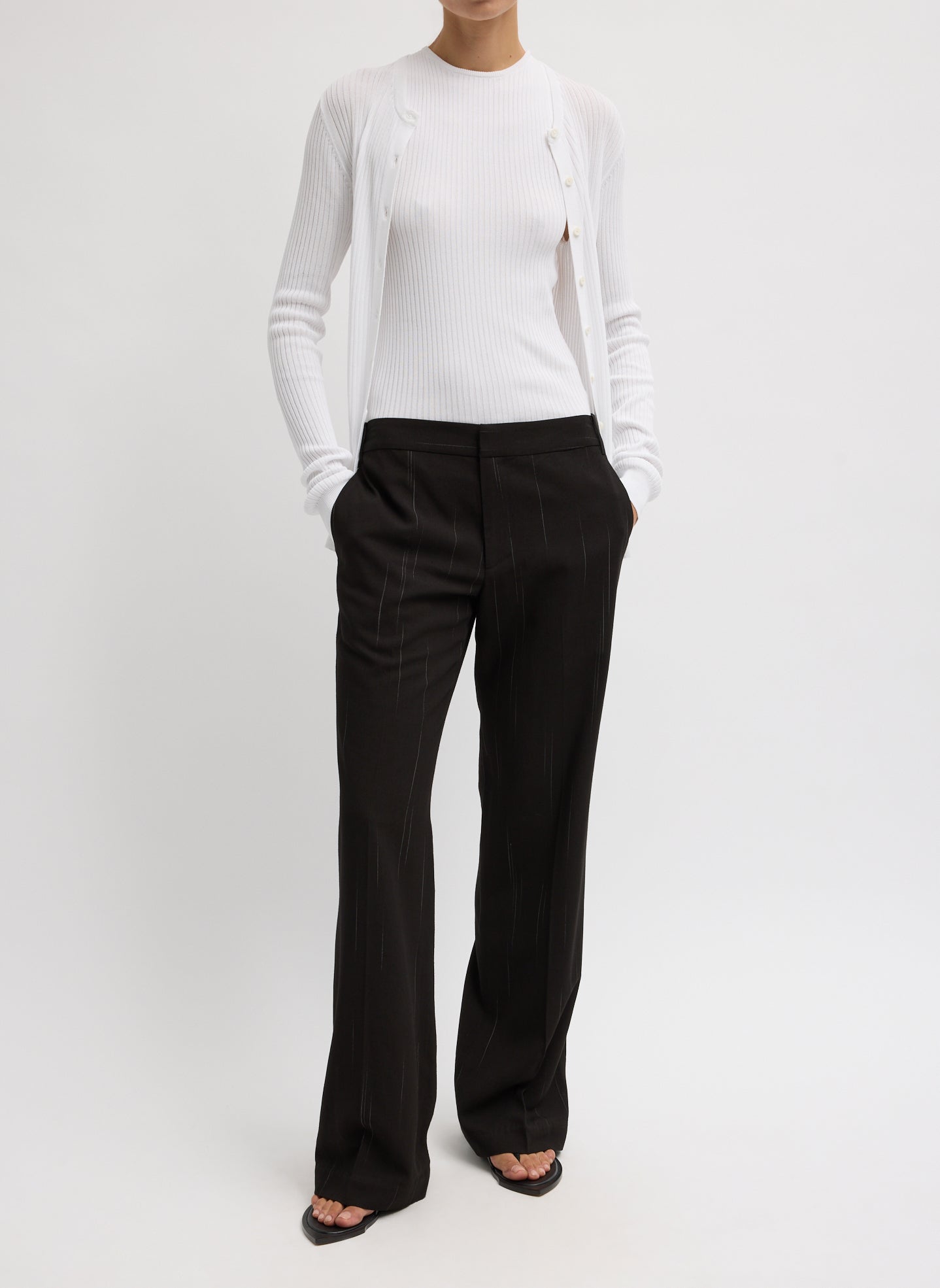 Viscose Suiting Isaac Pant | Tibi