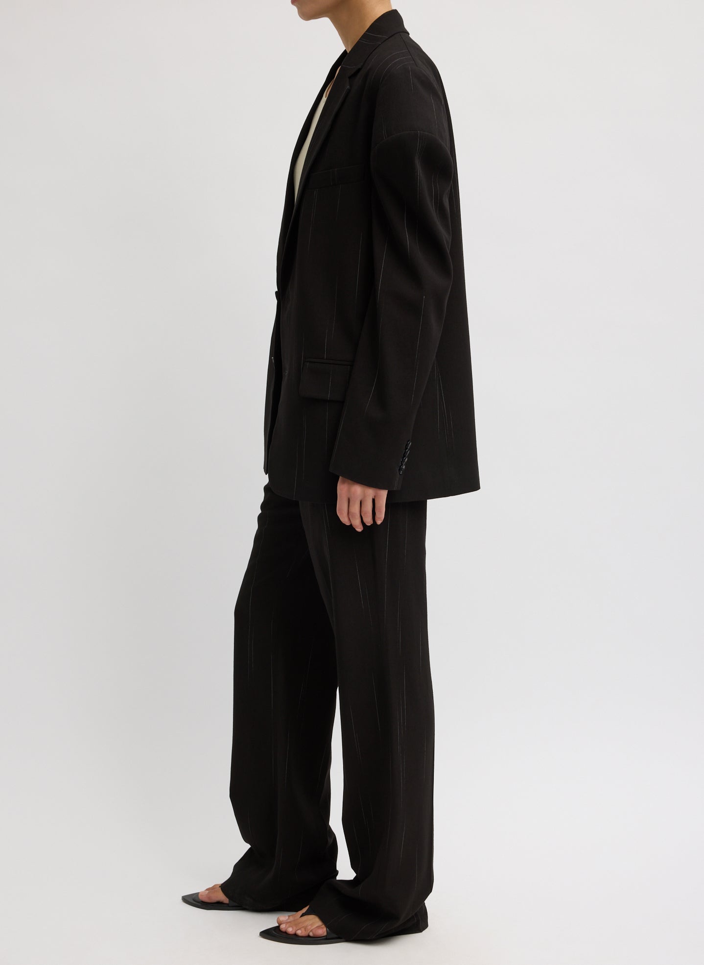 Viscose Suiting Isaac Pant | Tibi
