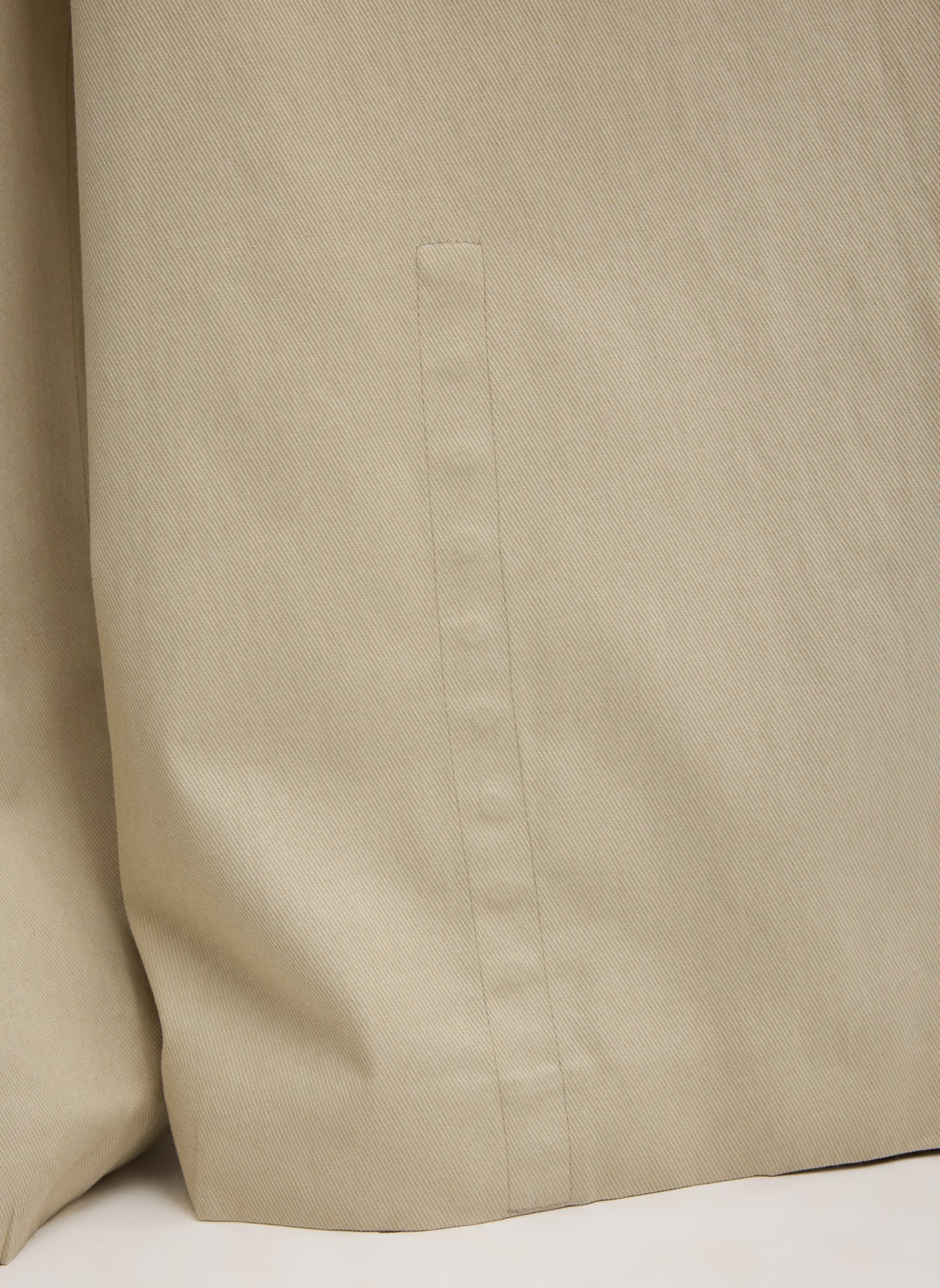 Luxe Spring Twill Tucked Pleated Wide Leg Trouser | Tibi