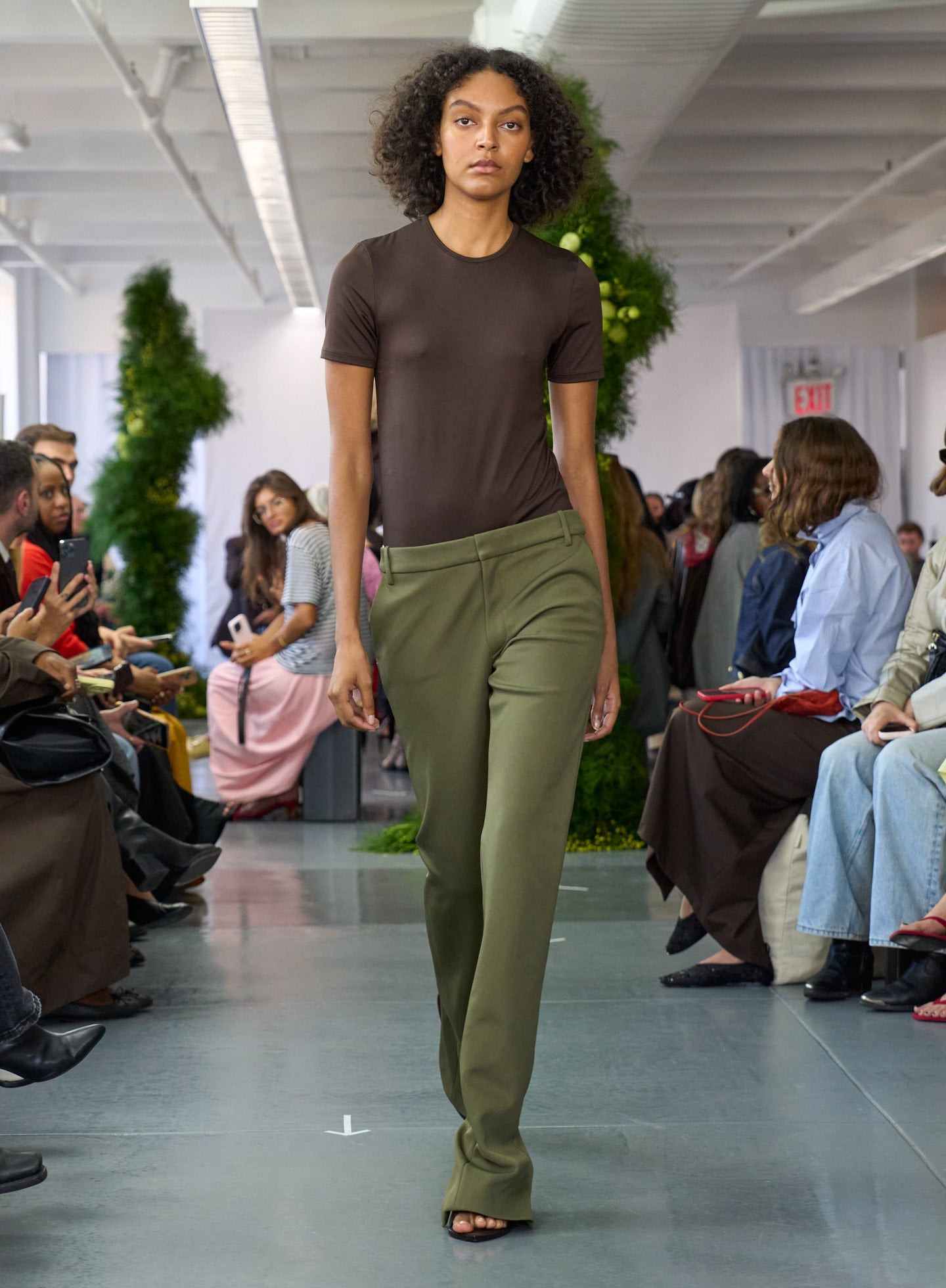 Spring Bonded Twill Elfie Trousers With Slits | Tibi