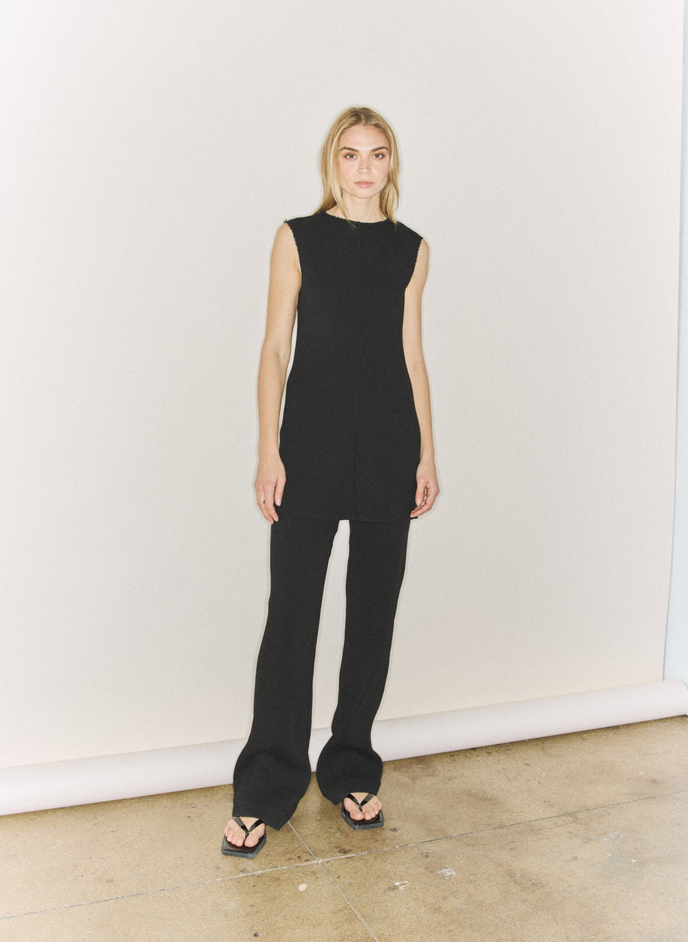 Viscose Plisse Corbit Pant | Tibi