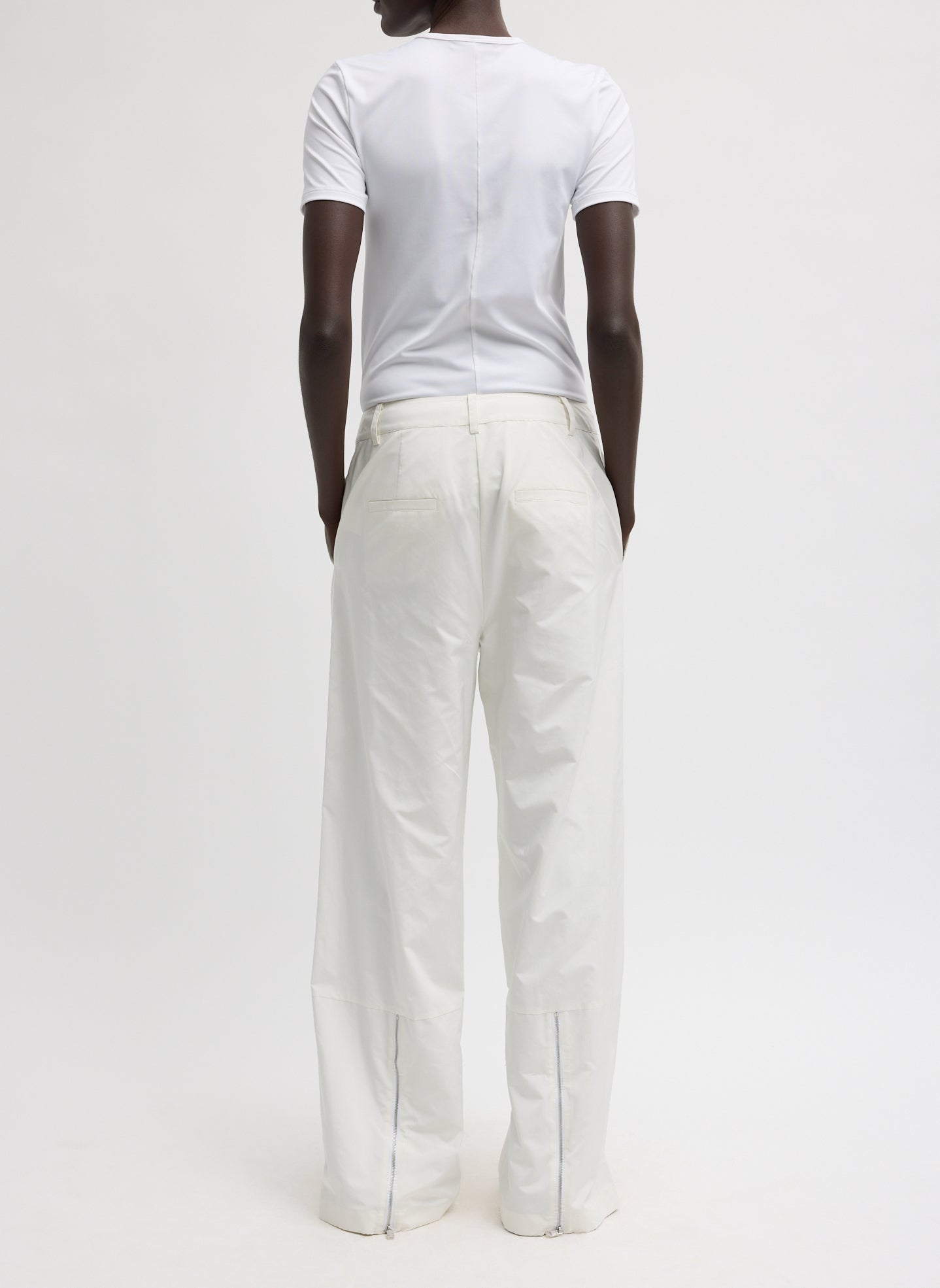 Nylon Zipper Trouser | Tibi