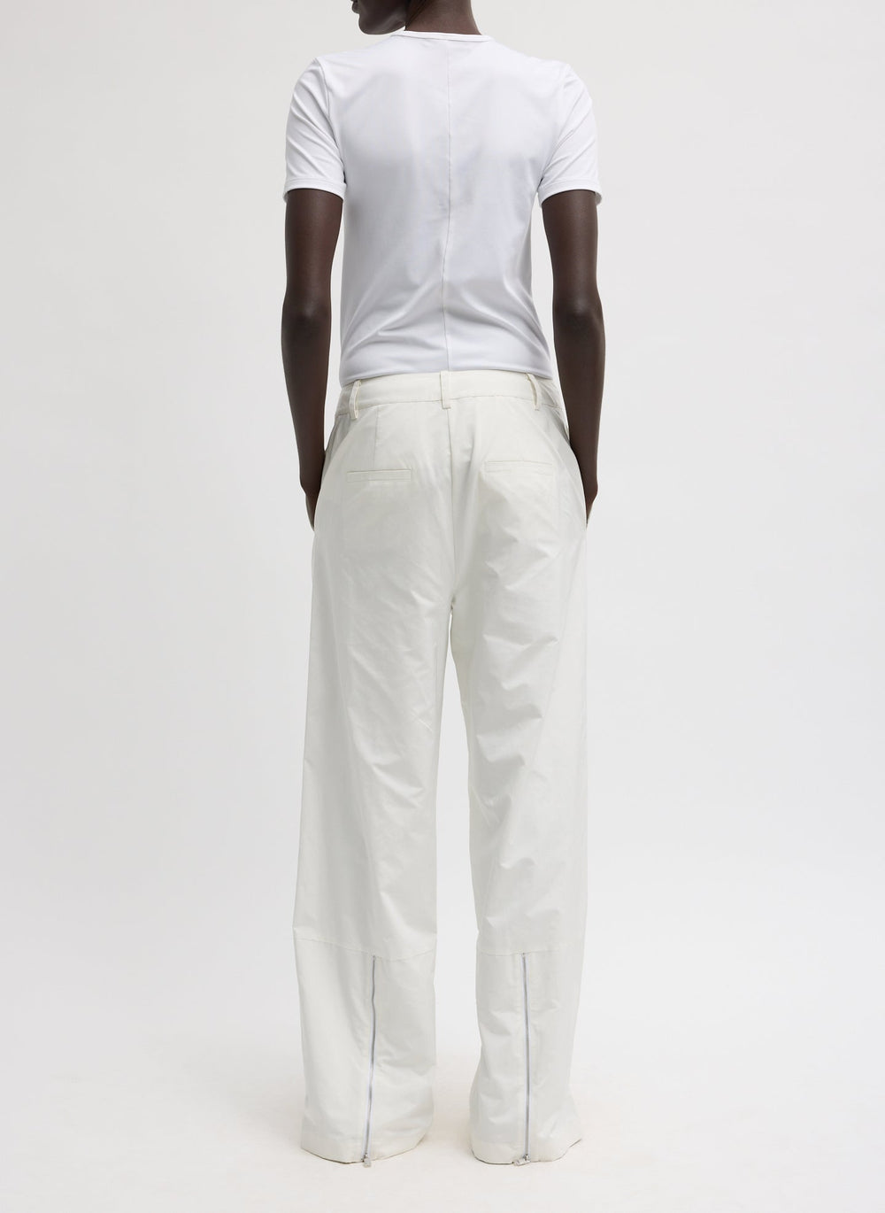 Nylon Zipper Trouser | Tibi