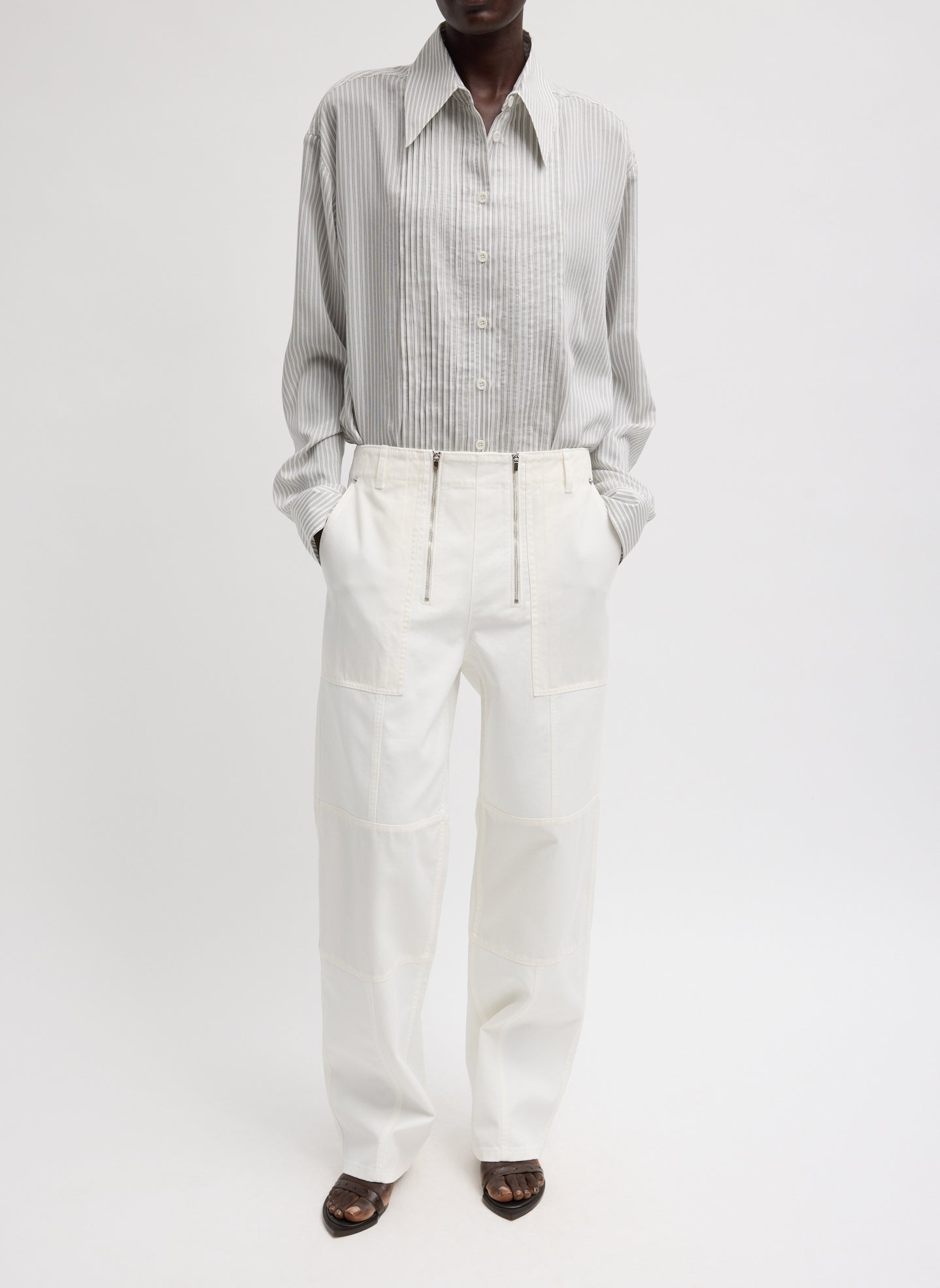 Patchwork Twill Cargo Fischer Jean | Tibi