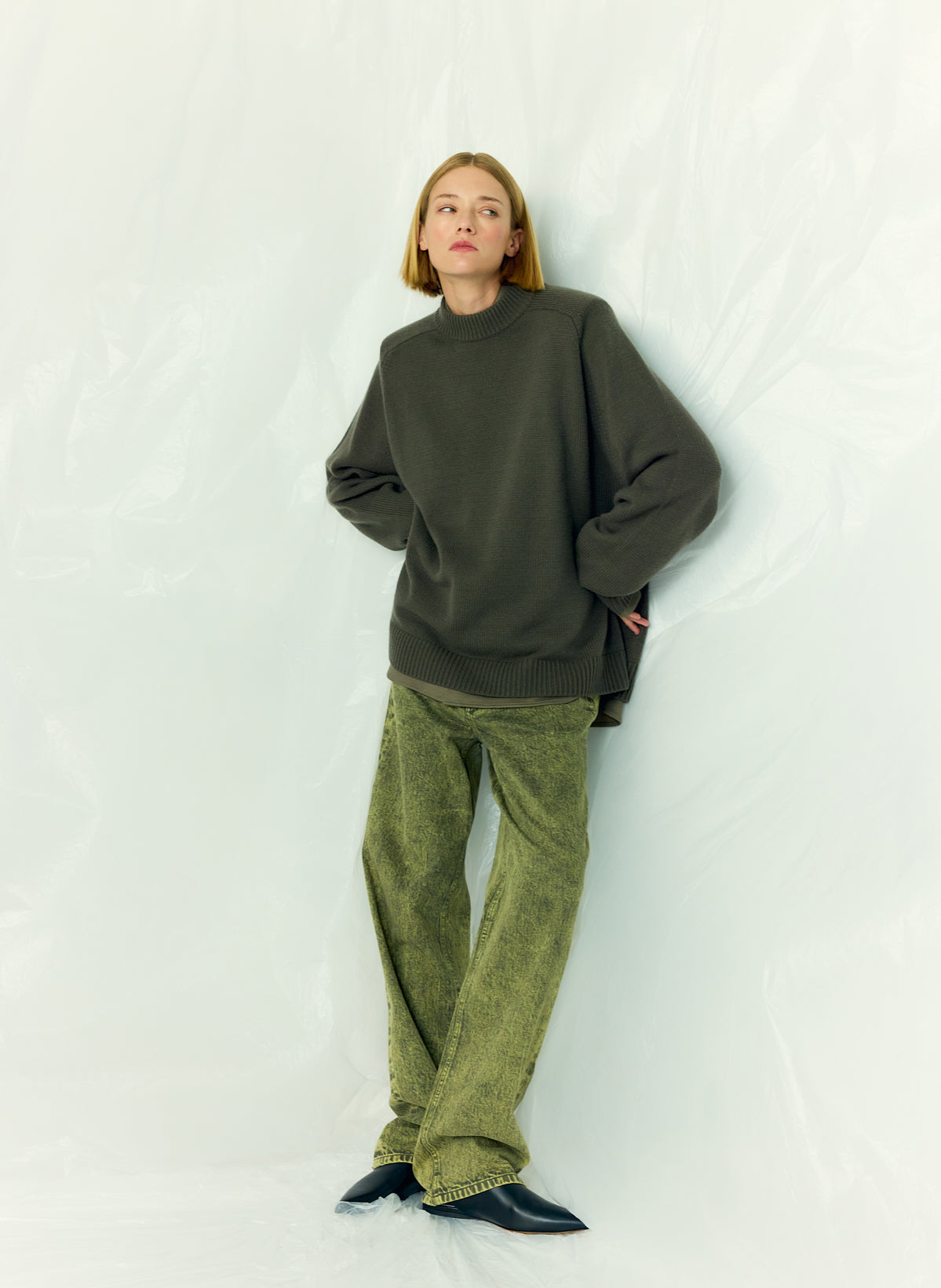 Lab Washed Denim Dennis Jean | Tibi