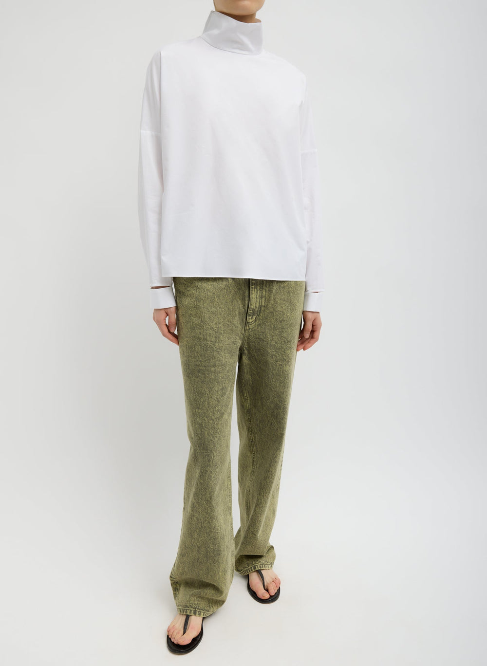 Lab Washed Denim Dennis Jean | Tibi