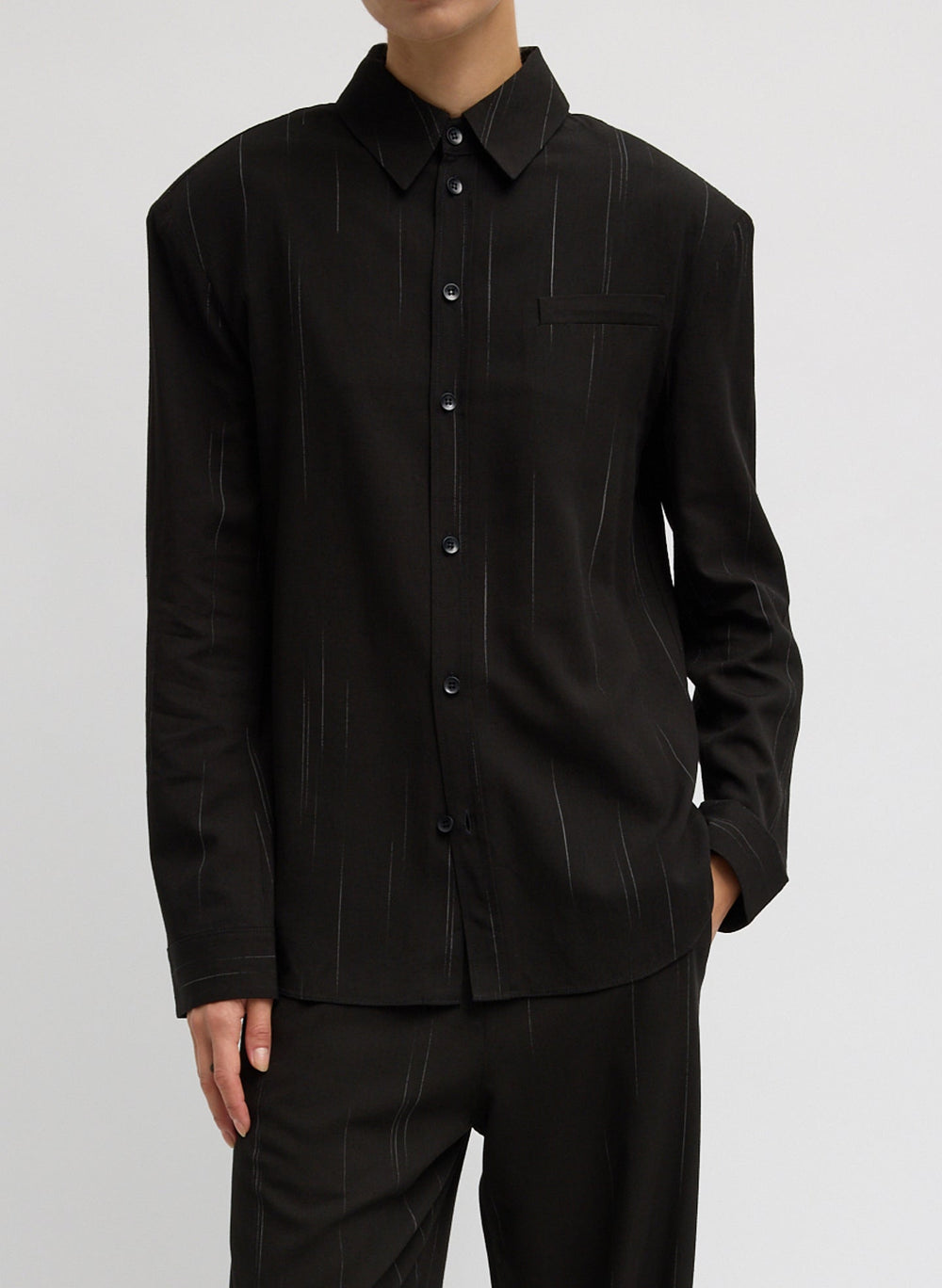 Viscose Suiting Detached Shirt | Tibi