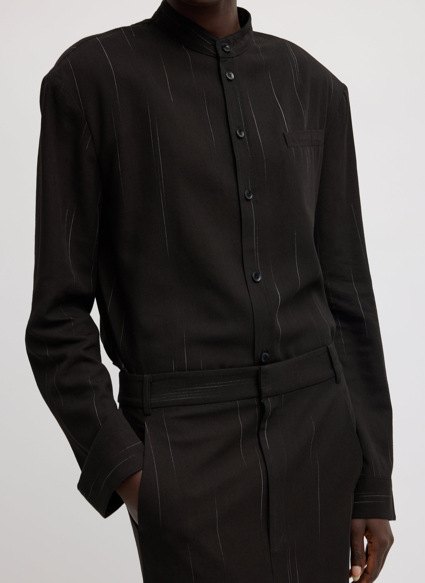 Viscose Suiting Detached Shirt | Tibi