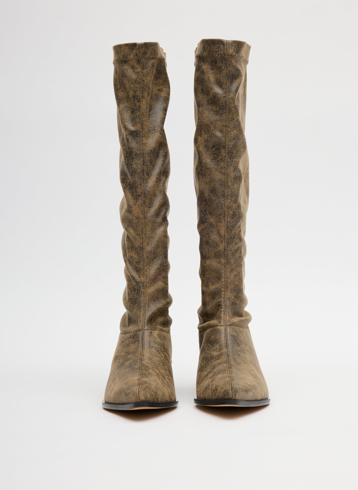Distressed Bronson Boot - Narrow Calf | Tibi