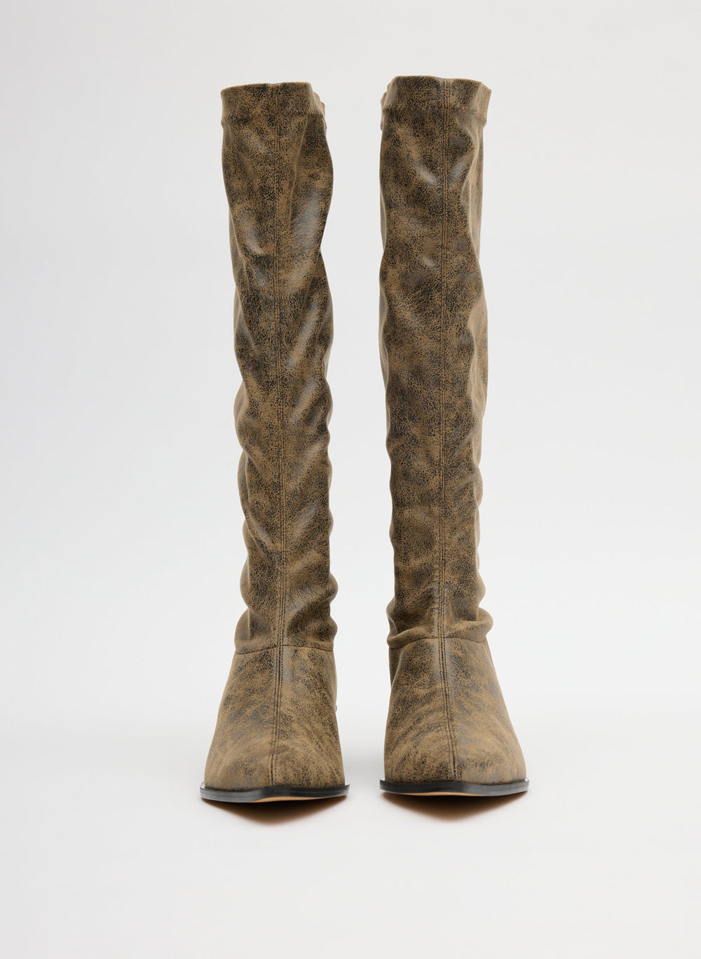 Distressed Bronson Boot - Narrow Calf | Tibi