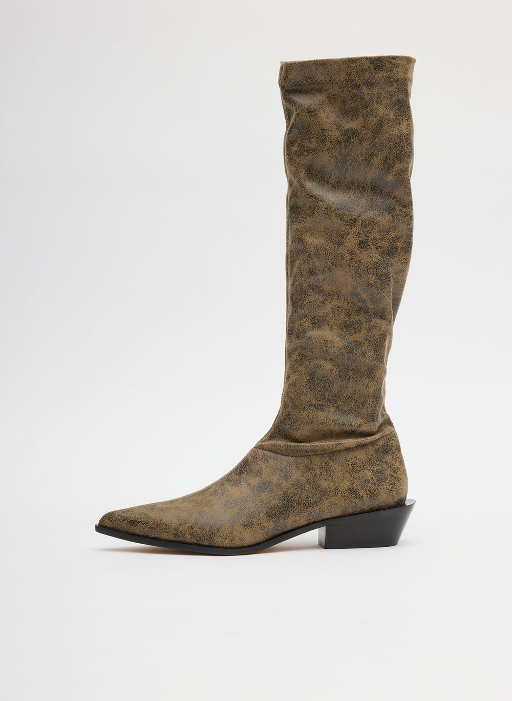 Distressed Bronson Boot - Narrow Calf | Tibi