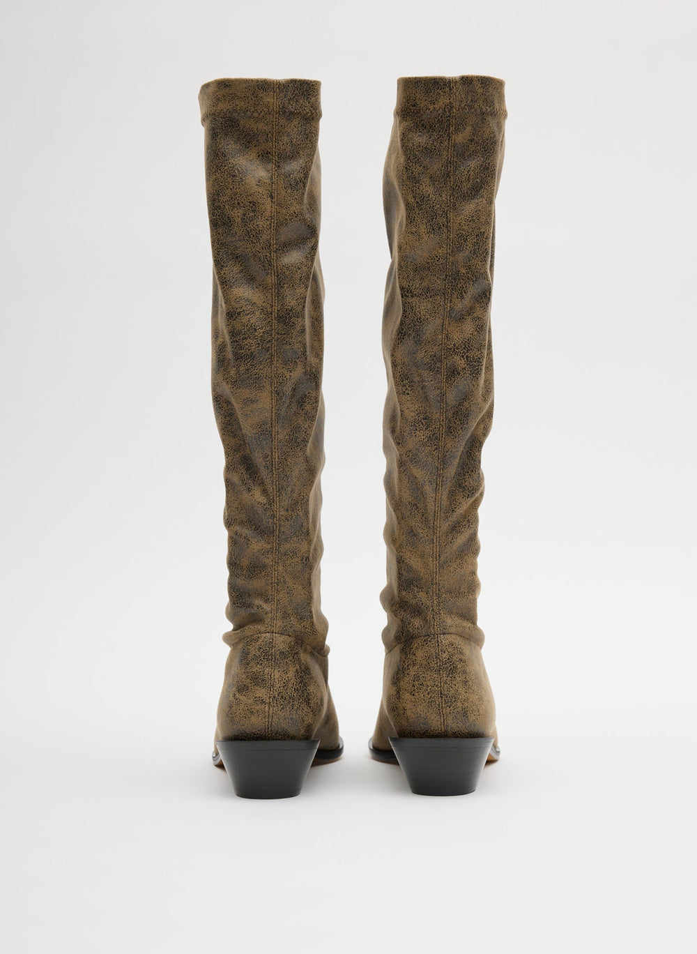Distressed Bronson Boot - Narrow Calf | Tibi