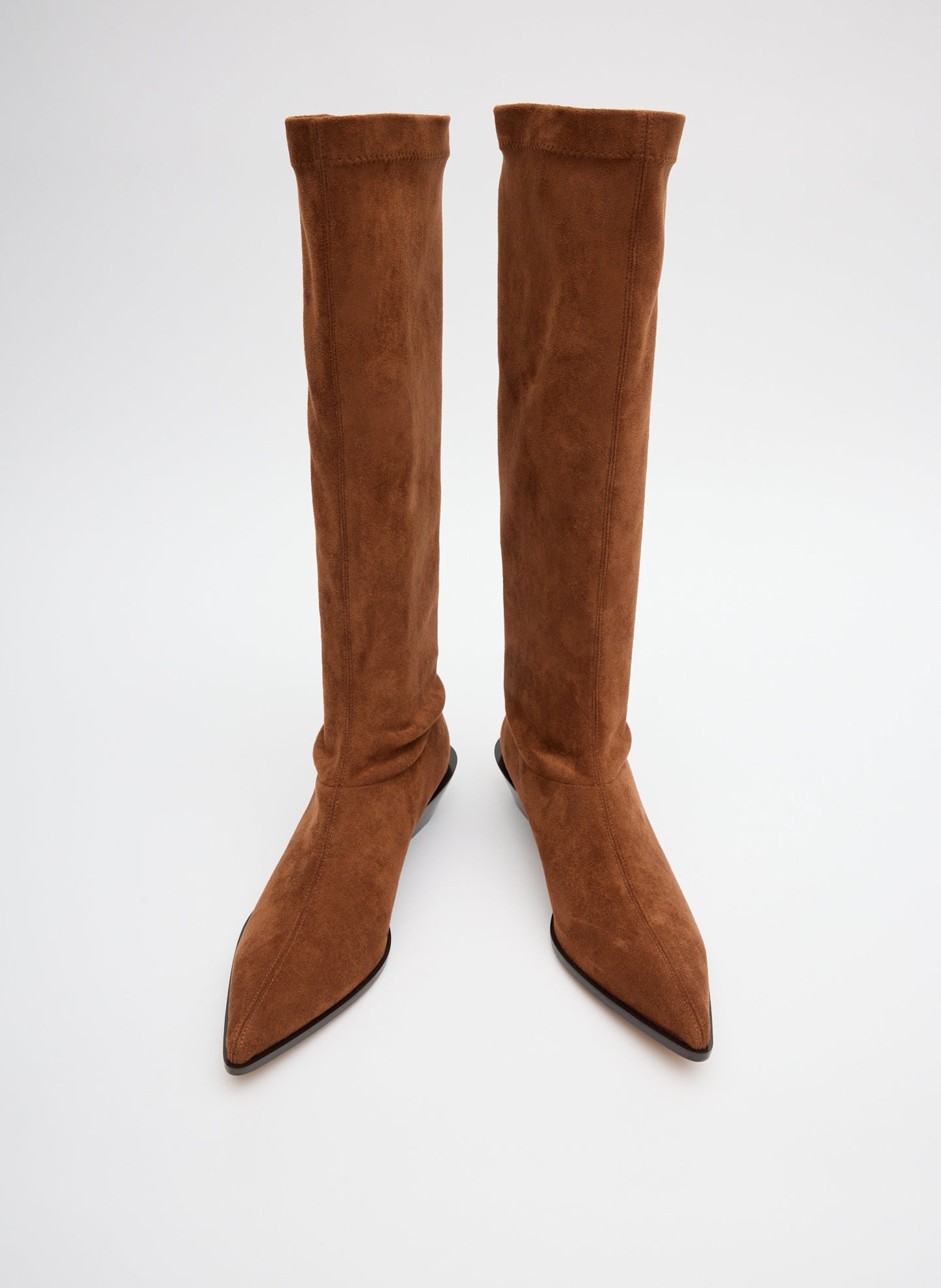 Faux Suede Bronson Boot - Narrow Calf | Tibi