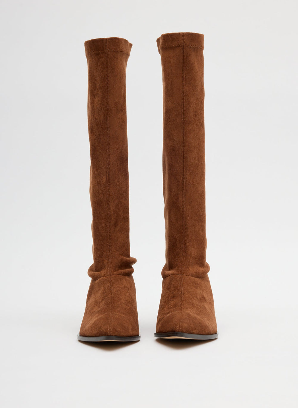 Faux Suede Bronson Boot - Regular Calf | Tibi