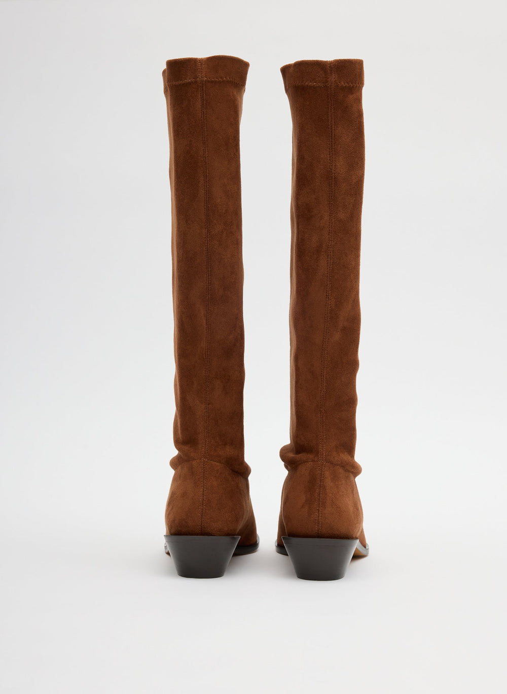 Faux Suede Bronson Boot - Regular Calf | Tibi