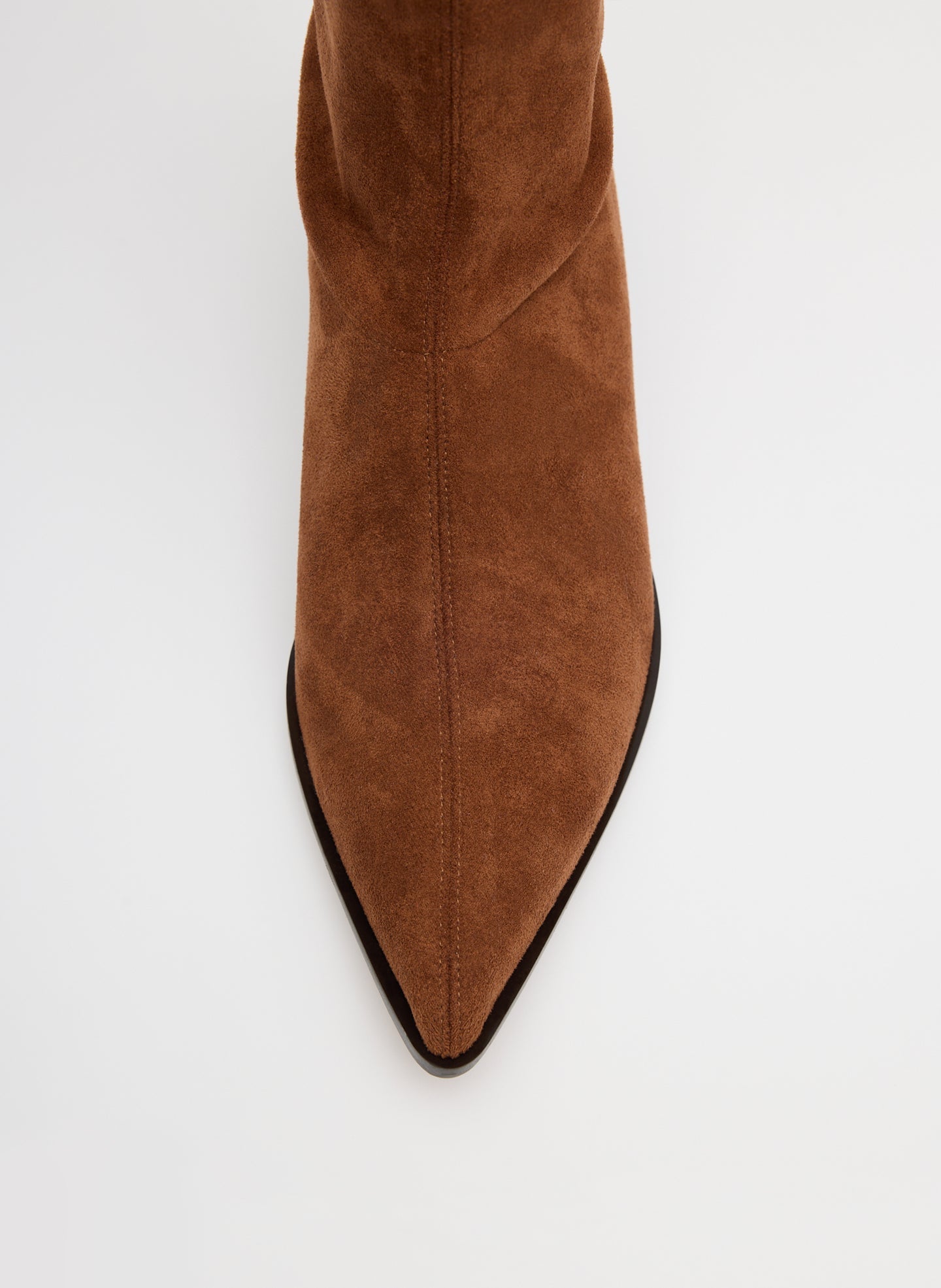 Faux Suede Bronson Boot - Regular Calf | Tibi