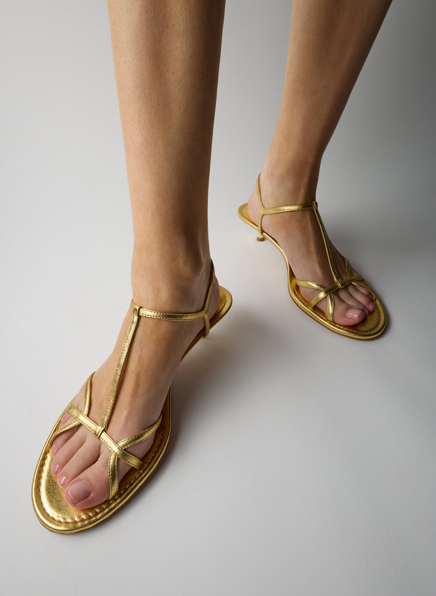 Christopher Metallic Nappa Heel | Tibi