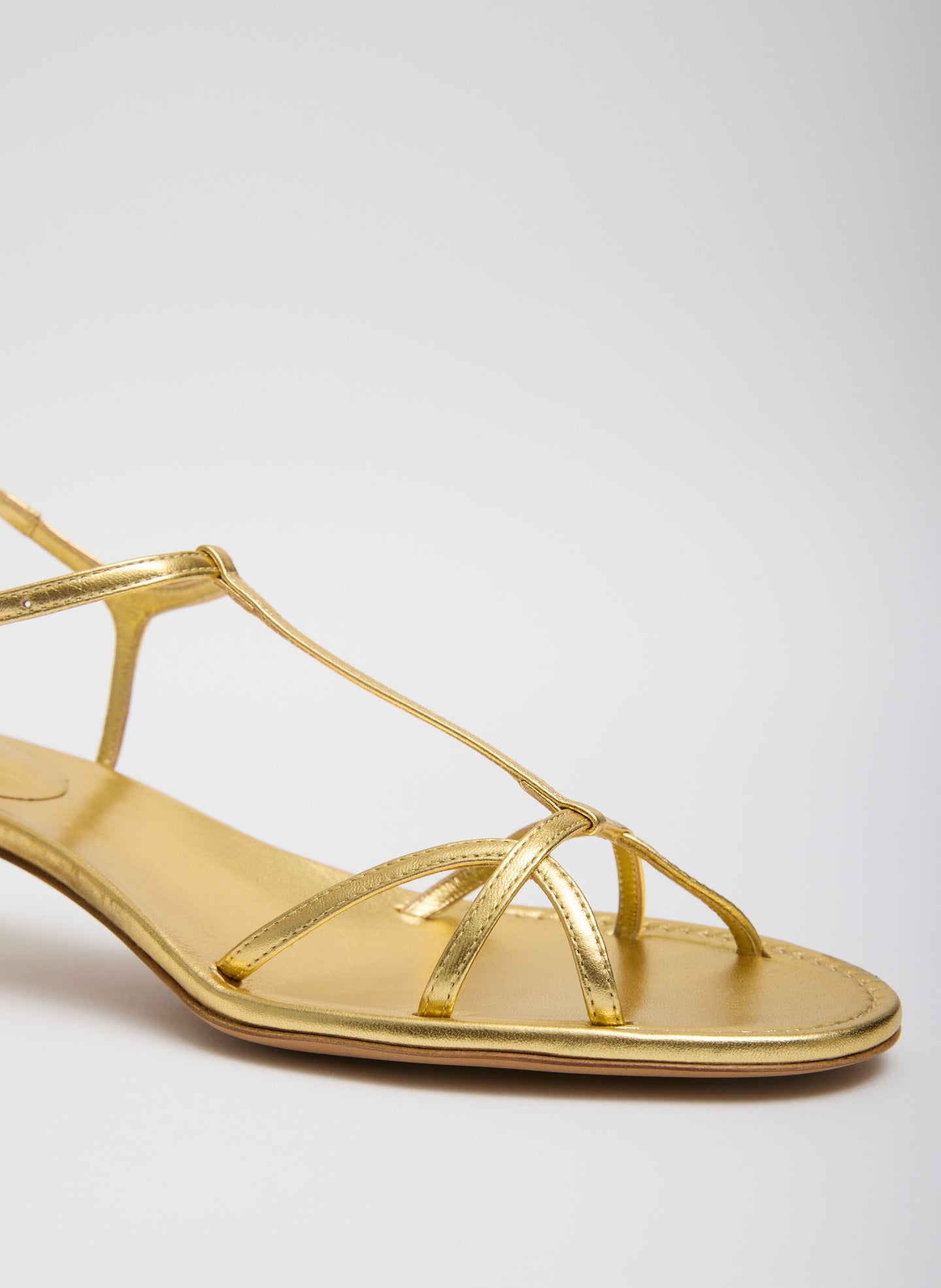 Christopher Metallic Nappa Heel | Tibi