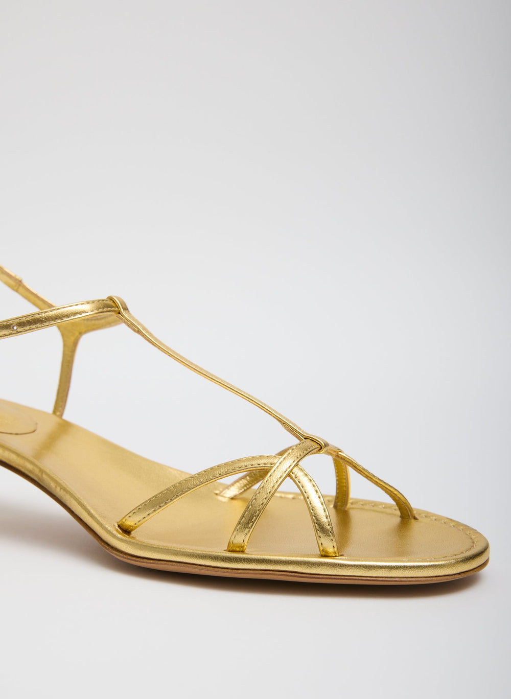 Christopher Metallic Nappa Heel | Tibi