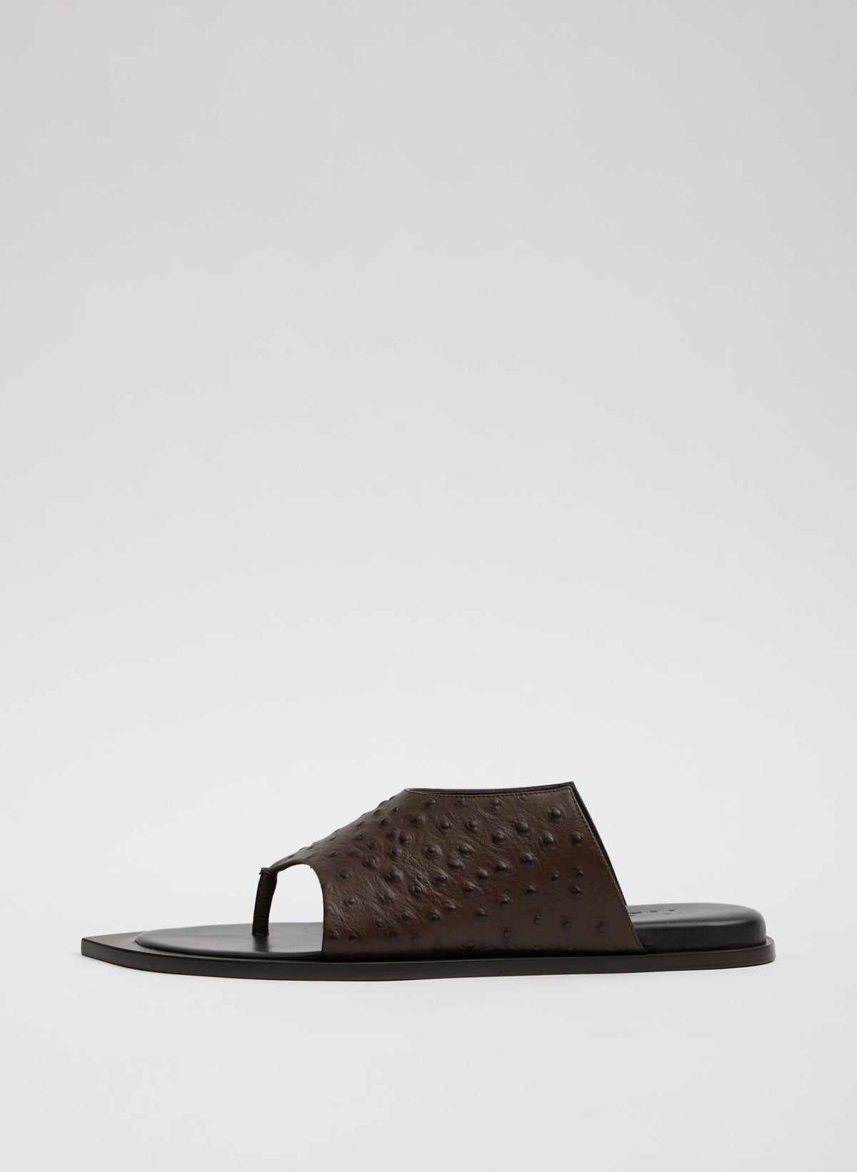 Ostrich Print Gerard Sandal | Tibi