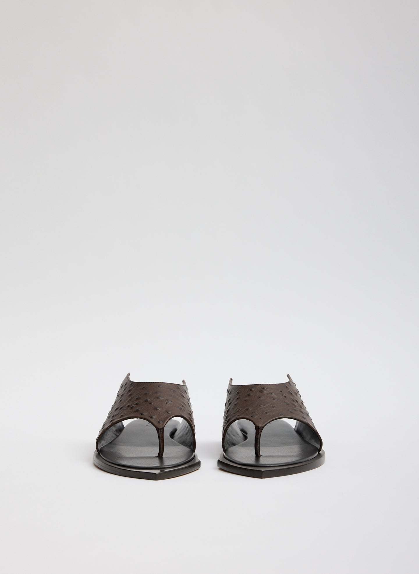 Ostrich Print Gerard Sandal | Tibi