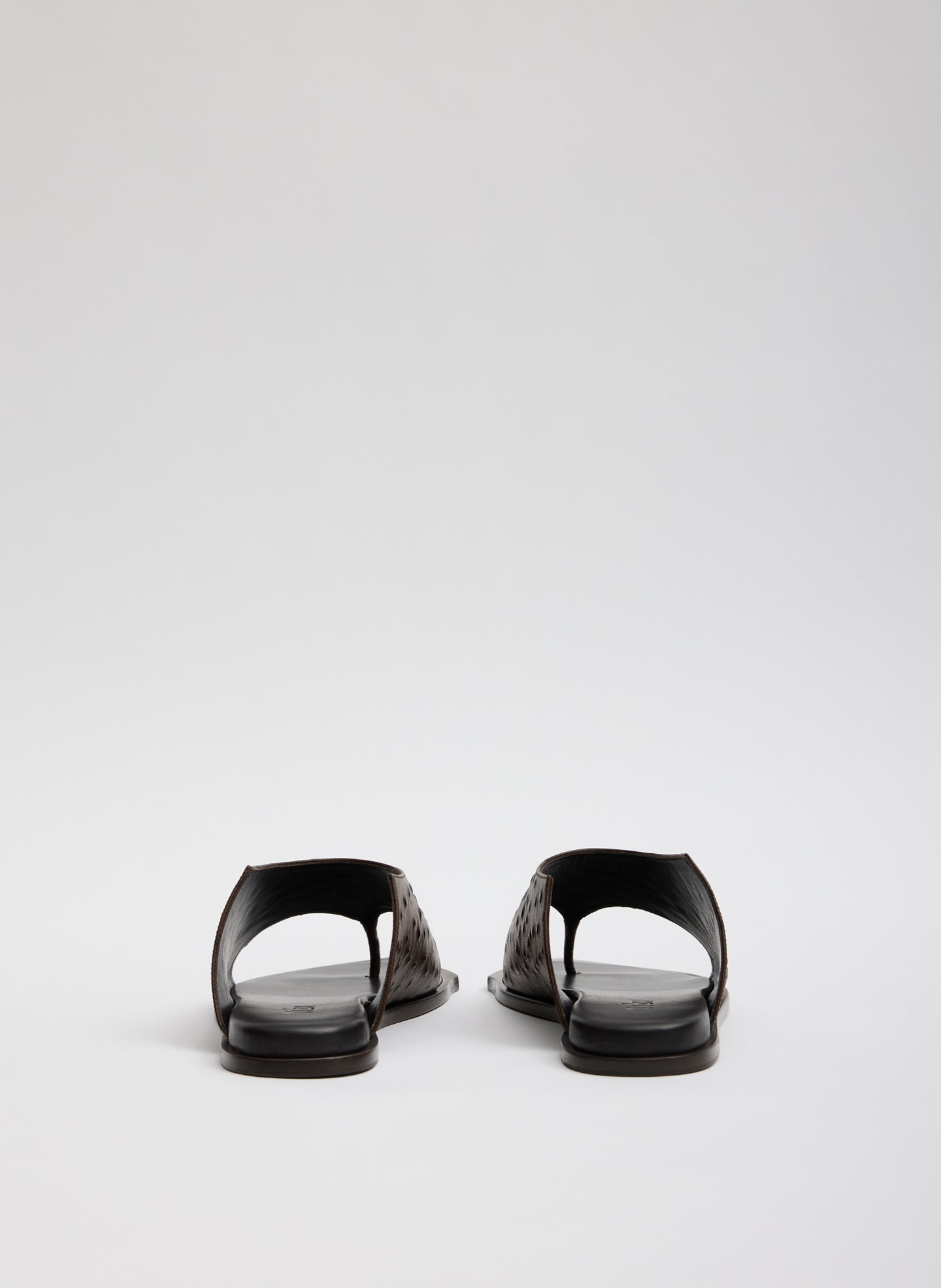 Ostrich Print Gerard Sandal | Tibi